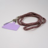 Universelle Glitzer Strass Smartphone-Hülle Lanière - Bordeaux