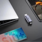 Ugreen 2-in-1 Kartenleser mit USB-C / USB-A 3.0 / SD-Karte / TF-Karte - Ultra-kompakt - Grau