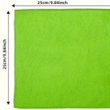20er-Set ultra-absorbierende Mikrofasertücher 25 x 25 cm wiederverwendbar für Zuhause - Mehrfarbig