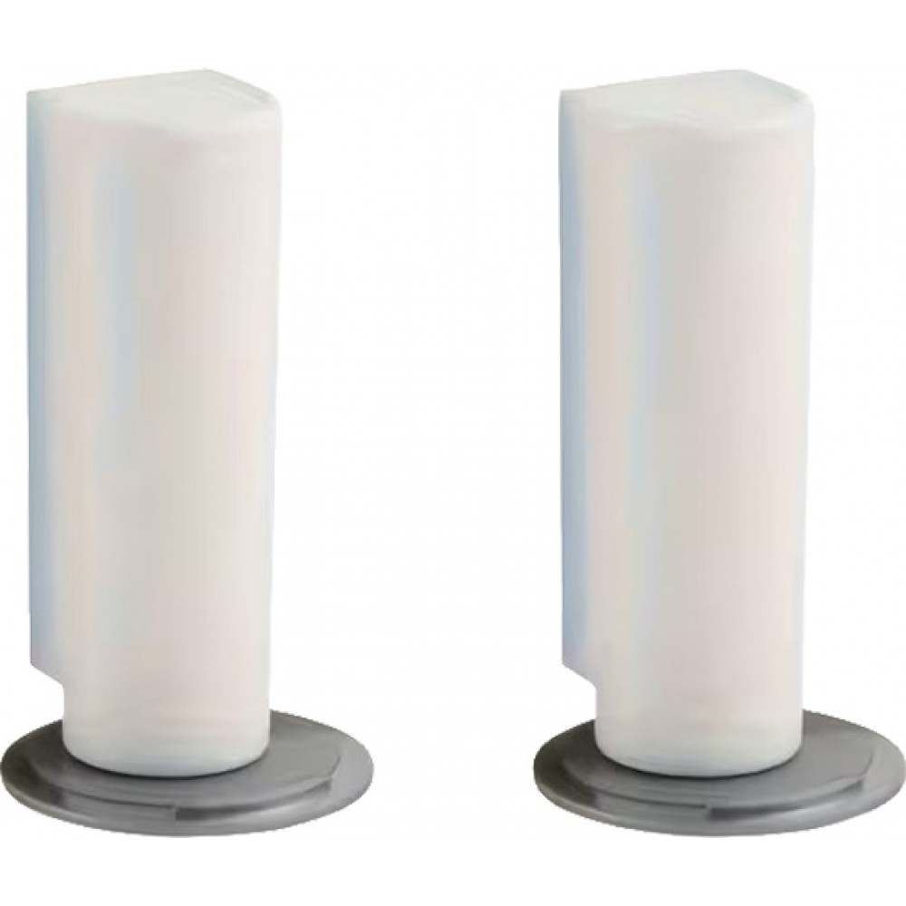 2er Set Magnetische T&uuml;rstopper ohne Bohren, klebende Sto&szlig;fest Schutzvorrichtung - Weiss