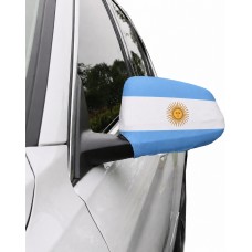 2er Set Aussenspiegelabdeckungen Auto Argentinische Flagge