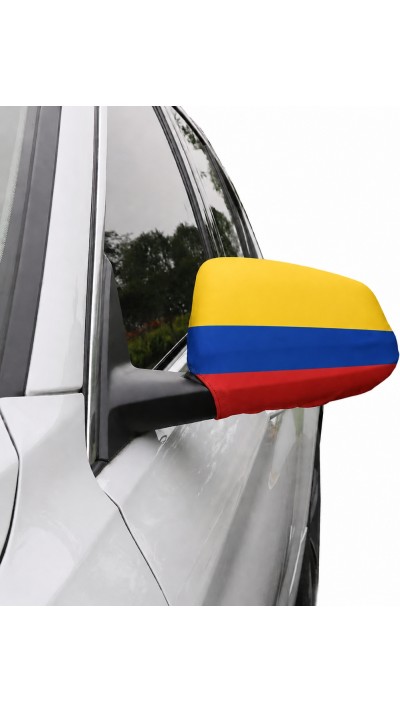 2er Set Aussenspiegelabdeckungen Auto Kolumbien Flagge