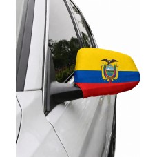 2er Set Aussenspiegelabdeckungen Auto Ecuador Flagge