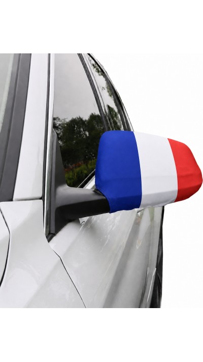 2er Set Aussenspiegelabdeckungen Auto Frankreich Flagge
