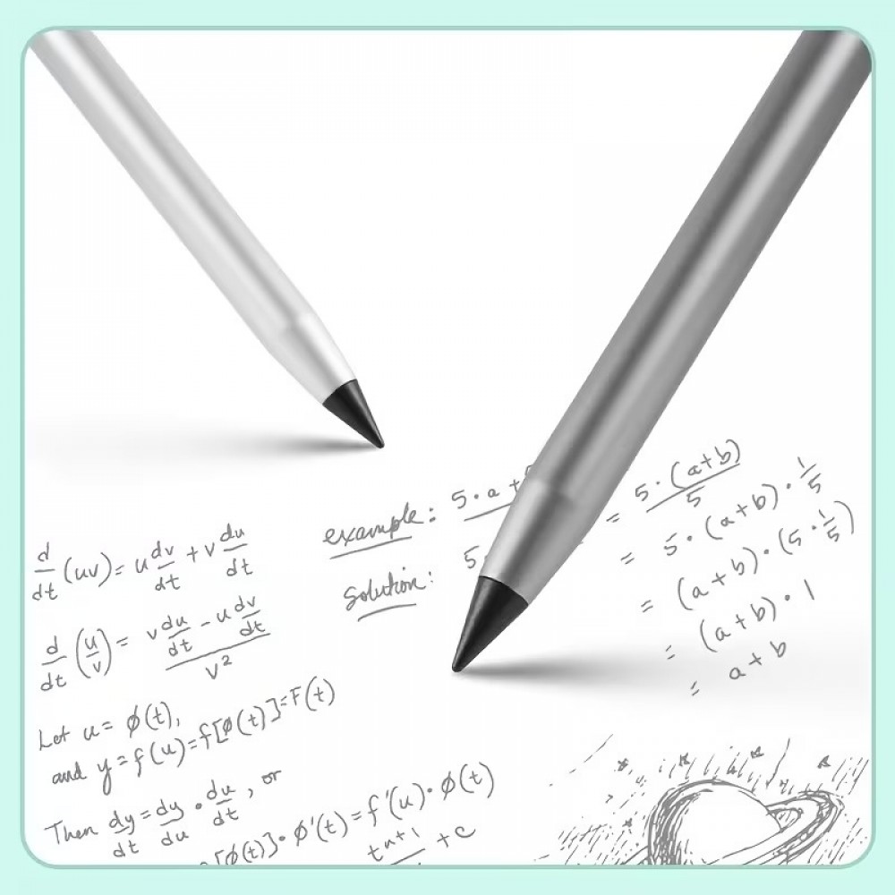 5er Set Ersatzminen f&uuml;r tintenlosen Schreibstift Unendliches Schreiben - Schwarz