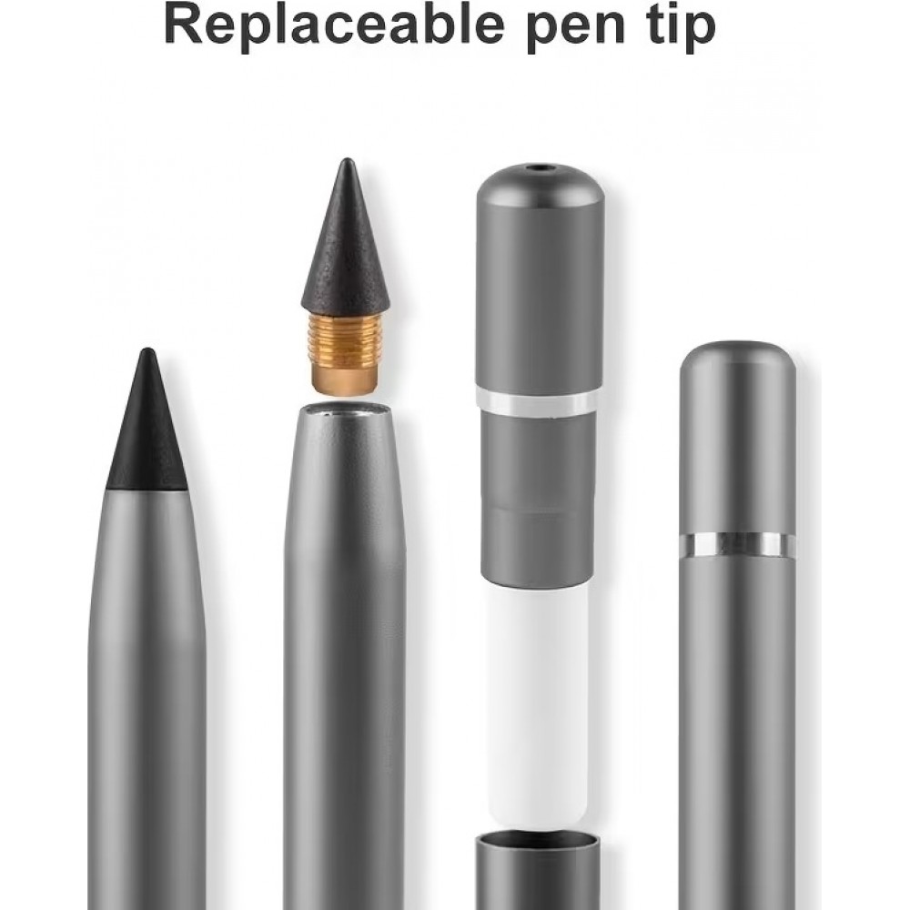 5er Set Ersatzminen f&uuml;r tintenlosen Schreibstift Unendliches Schreiben - Schwarz
