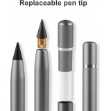 5er Set Ersatzminen f&uuml;r tintenlosen Schreibstift Unendliches Schreiben - Schwarz