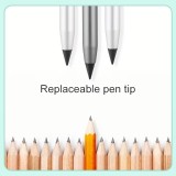 5er Set Ersatzminen f&uuml;r tintenlosen Schreibstift Unendliches Schreiben - Schwarz