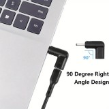 Lot de 6 adaptateurs USB-C vers DC connecteurs divers connecteurs charge routeur 3.0x1.1 à 5.5x2.1mm transfert données - Noir