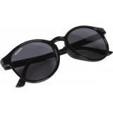 UV400 Runde schwarze Sonnenbrille PhoneLook ultraleicht, modernes Design + Transporttasche - Schwarz