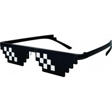 Thug Life Sonnenbrille Urban Style Trend-Accessoire für Partys und Festivals - Schwarz