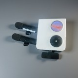 (3er Set) USB-C Lavalier-Mikrofon Kabelloses Bluetooth für Smartphone und Tablet mit einfacher Aufnahme - Schwarz