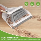 Mini-Bagger und Handbesen - Praktische Reinigungswerkzeuge für Haus und Camping - Weiss