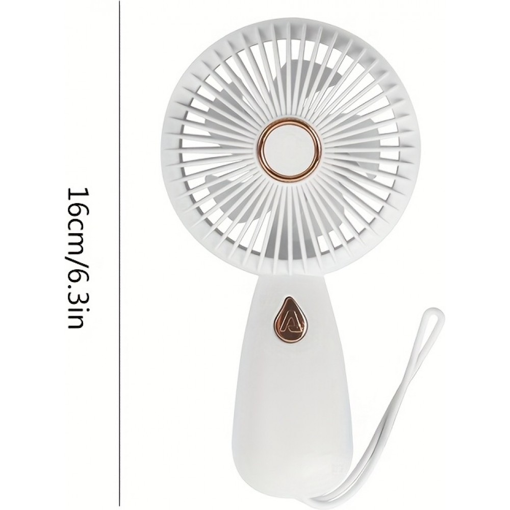 Kompakter tragbarer Mini USB Ventilator wiederaufladbar für Innen- und Außenreisen - Lila
