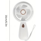 Kompakter tragbarer Mini USB Ventilator wiederaufladbar für Innen- und Außenreisen - Lila