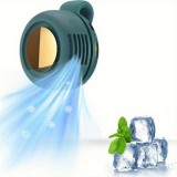 Leiser bladloser Mini Akkuventilator tragbar Clip Ventilator freih&auml;ndig 3 Stufen Vortex Luftstrom - Weiss