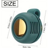 Leiser bladloser Mini Akkuventilator tragbar Clip Ventilator freih&auml;ndig 3 Stufen Vortex Luftstrom - Gr&uuml;n