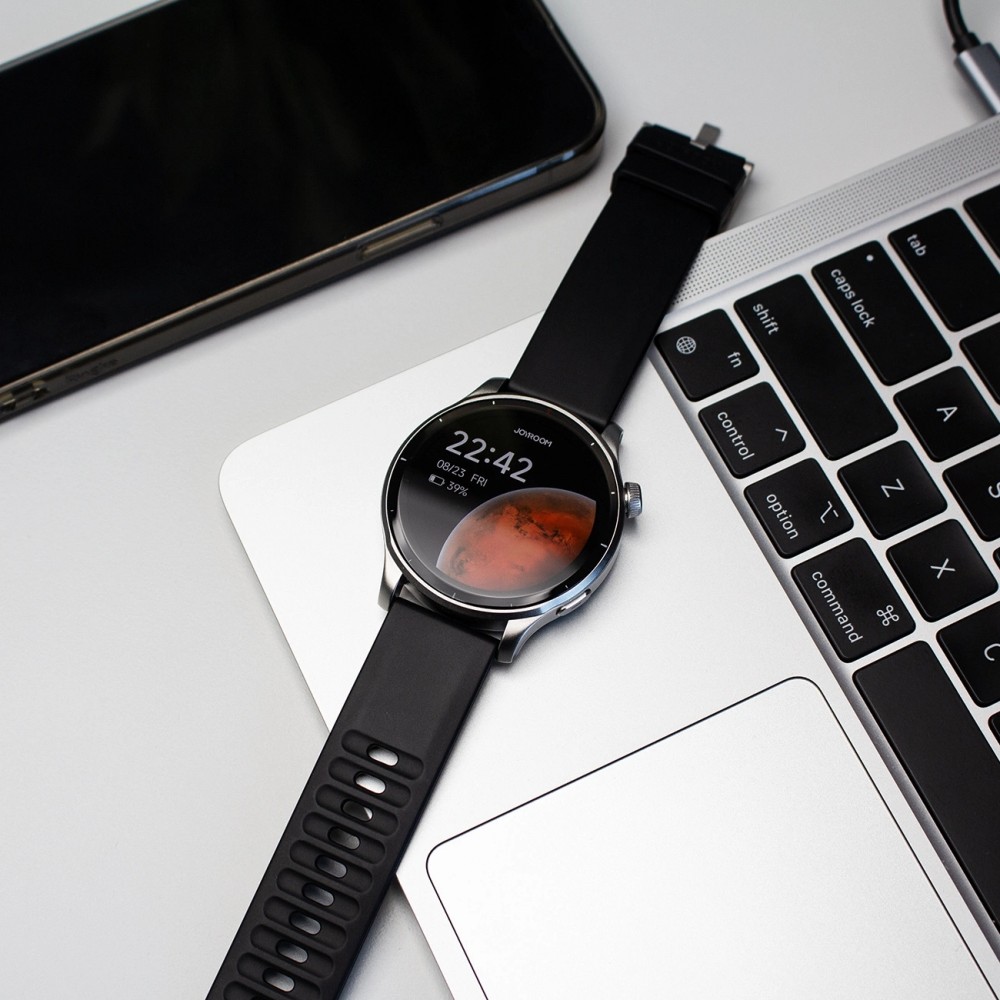 Montre connectée Smartwatch Joyroom Venture Series JR-FV1 avec fonction de réponse aux appels - Noir