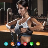 Montre connectée Smartwatch Joyroom Venture Series JR-FV1 avec fonction de réponse aux appels - Noir