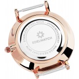 Edelwatch Uhr 32 mm (Ladies) Gold Zifferblatt Weiss (Batterie nicht enthalten) - Rot / Blau / Weiss