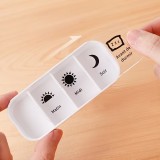 W&ouml;chentlicher Pillenorganisator VANYARLIFE 7 Tage tragbar Morgen/Mittag/Abend - Weiss