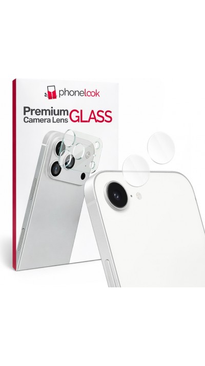 2er-Pack Kameraschutzglas - Transparent - iPhone 17e / 16e