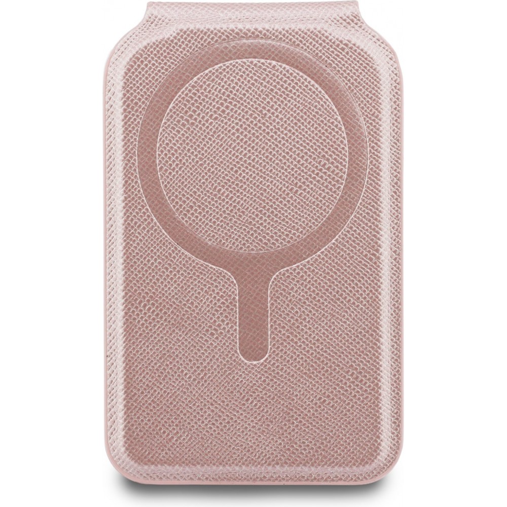 Karl Lagerfeld eleganter und praktischer MagSafe Spiegel Kartenhalter - Rosa