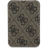 MagSafe-kompatible Magnetkartenhalter mit integriertem Guess Metall-Logo - Braun