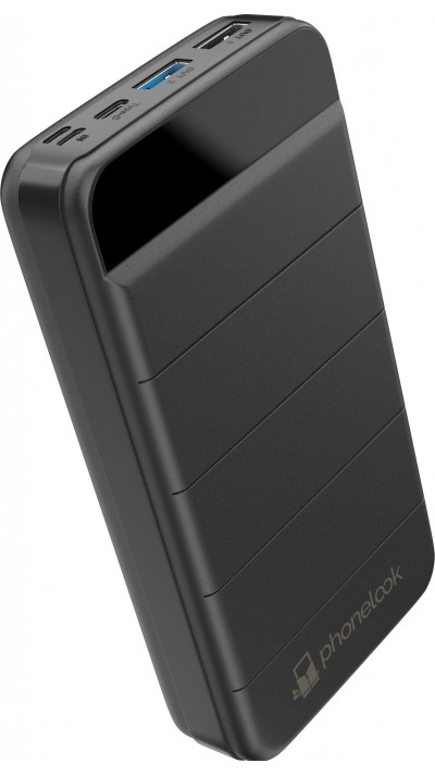 Power Bank External Battery BLM-S30 50000mAh LED Display + Doppel USB PhoneLook - Schwarz