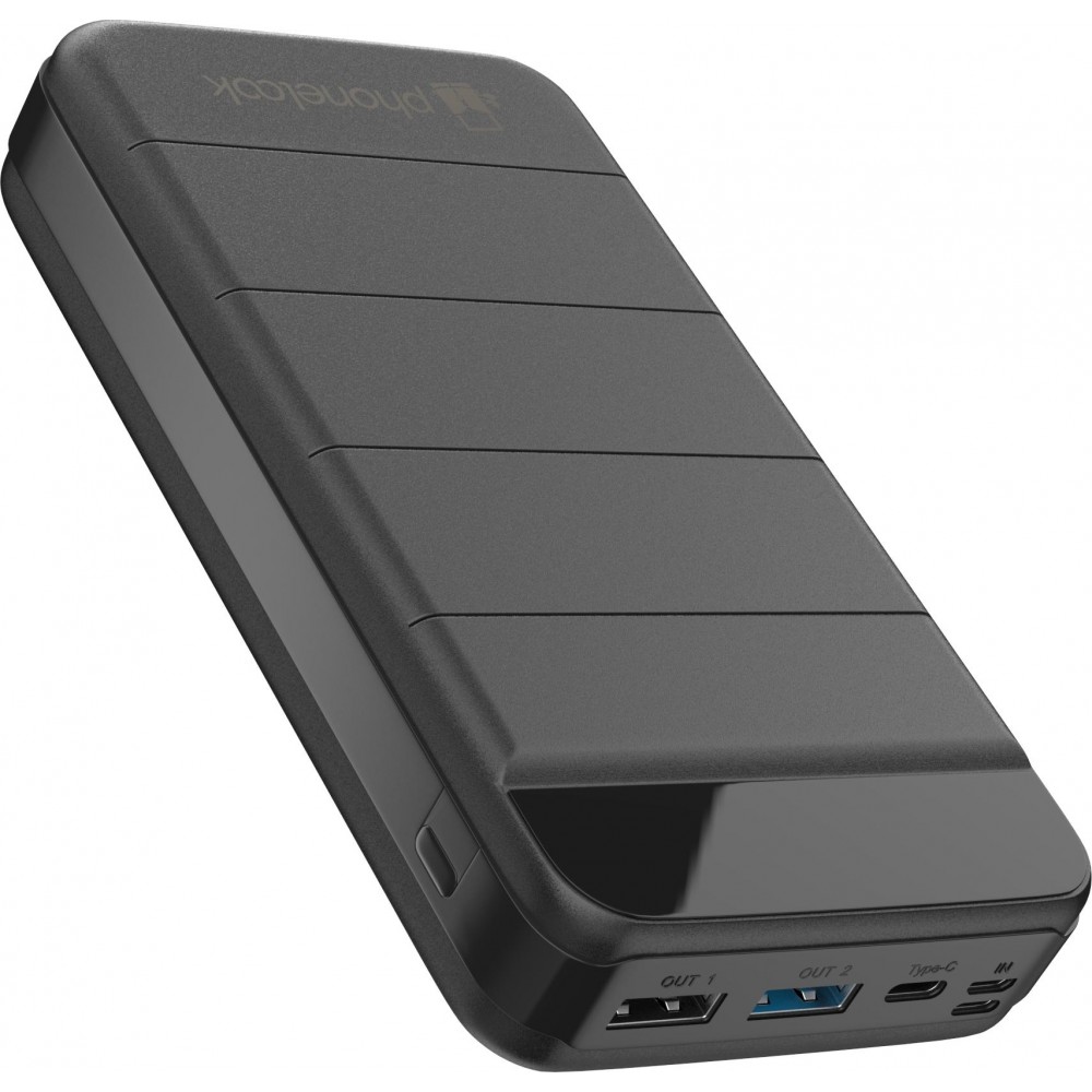 Power Bank External Battery BLM-S30 50000mAh LED Display + Doppel USB PhoneLook - Schwarz