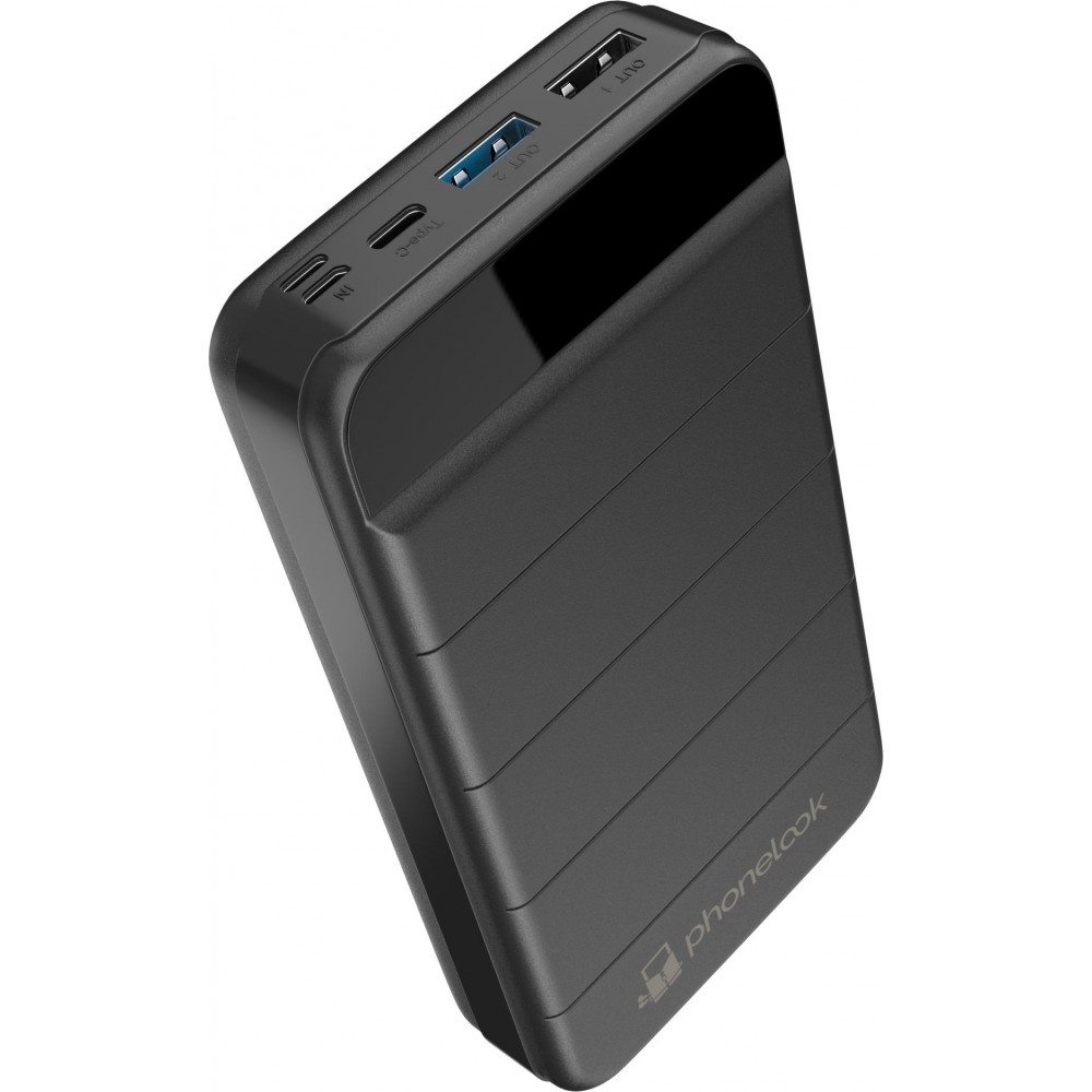 Power Bank External Battery BLM-S30 50000mAh LED Display + Doppel USB PhoneLook - Schwarz