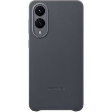 Galaxy S25 Edge Case Hülle - Premium Vegan-Leder Backcover Kindsuit - Schwarz