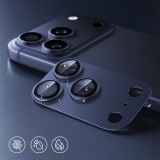 Ultraresistente vollständige Glas-Schutzabdeckung für Kamera mit Stoßschutz - Blau - iPhone 17 Pro