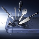 Ultraresistente vollständige Glas-Schutzabdeckung für Kamera mit Stoßschutz - Orange - iPhone 17 Pro