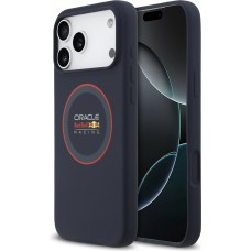 iPhone 17 Pro Max Case Hülle - Red Bull Racing MagSafe Silikonhülle mit rotem Ring - Blau