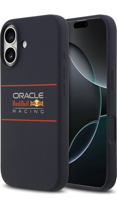 iPhone 17 Case H&uuml;lle - Red Bull Silikon Horizontal Zentrales Logo MagSafe - Blau