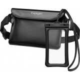 Spigen Aqua Shield A621 Waterproof Bauchtasche mit schwimmendem Etui - Schwarz