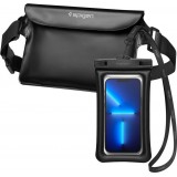 Spigen Aqua Shield A621 Waterproof Bauchtasche mit schwimmendem Etui - Schwarz