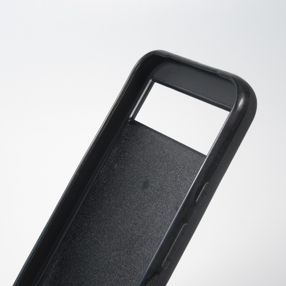 Google Pixel 8a Case Hülle - Silikon schwarz Weihnachten 2023 Kleiner Vater Schneeflocke