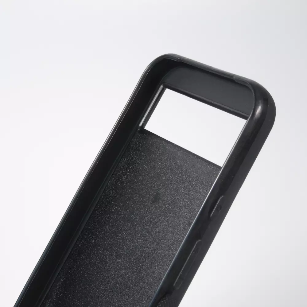 Google Pixel 8a Case Hülle - Silikon schwarz Wavy Rectangle Green Purple