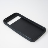 Google Pixel 8a Case Hülle - Silikon schwarz Weihnachten 2023 Kleiner Vater Schneeflocke