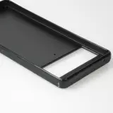 Google Pixel 6a Case Hülle - Silikon schwarz Weihnachten 2023 Mikromuster