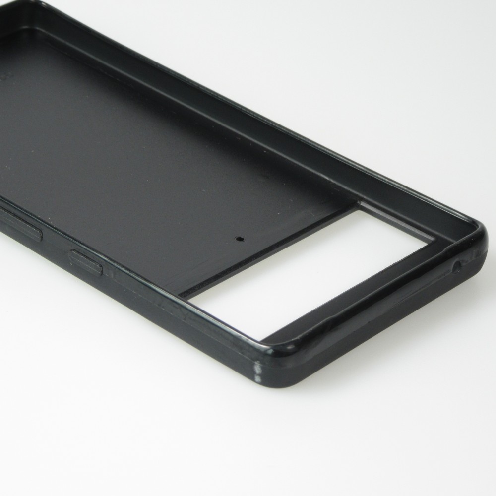 Google Pixel 7 Case Hülle - Silikon schwarz Pferd majestätisch Strand