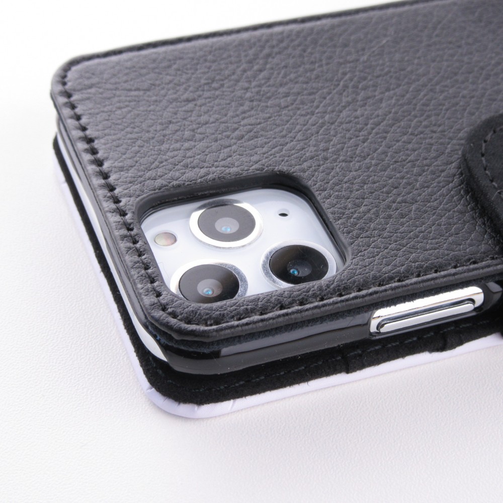 iPhone 11 Pro Case Hülle - Wallet schwarz Summer 2025 Grow with the flow