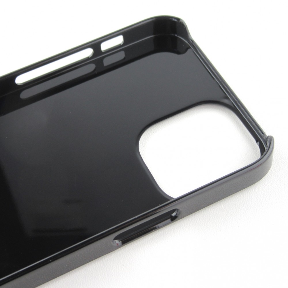 iPhone 12 / 12 Pro Case Hülle - Chat auf lila Hintergrund