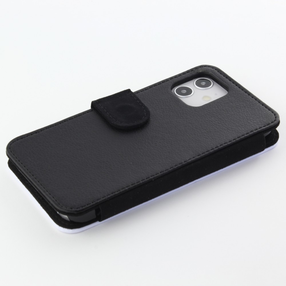 iPhone 12 / 12 Pro Case Hülle - Wallet schwarz Summer 2025 Palmiers