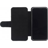 iPhone 12 / 12 Pro Case Hülle - Wallet schwarz Summer 2025 Palmiers