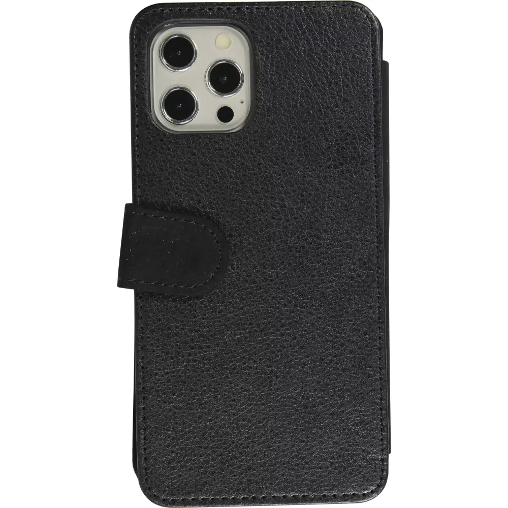 iPhone 12 Pro Max Case Hülle - Wallet schwarz Spring 23 tulip trio