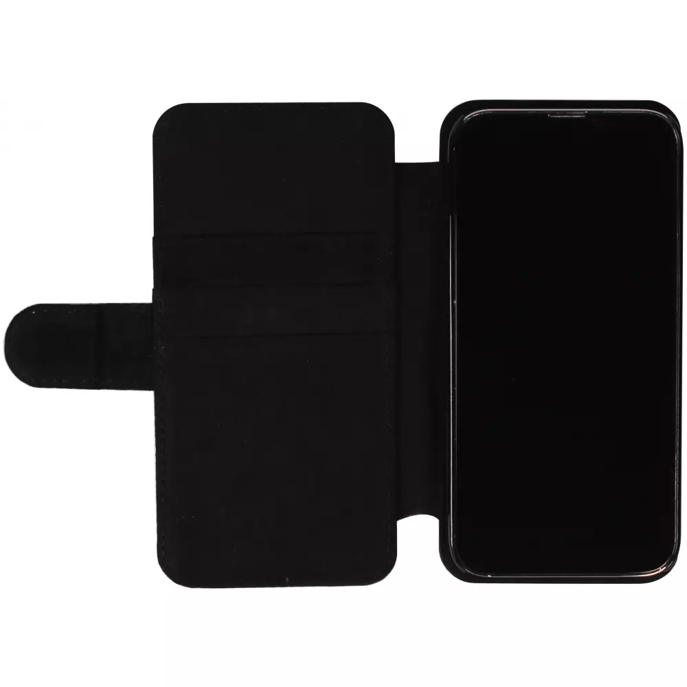 iPhone 12 Pro Max Case Hülle - Wallet schwarz Spring 23 tulip trio
