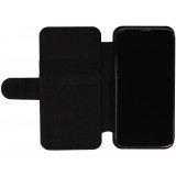 iPhone 13 Pro Max Case Hülle - Wallet schwarz Taylor Swift Sketch - White